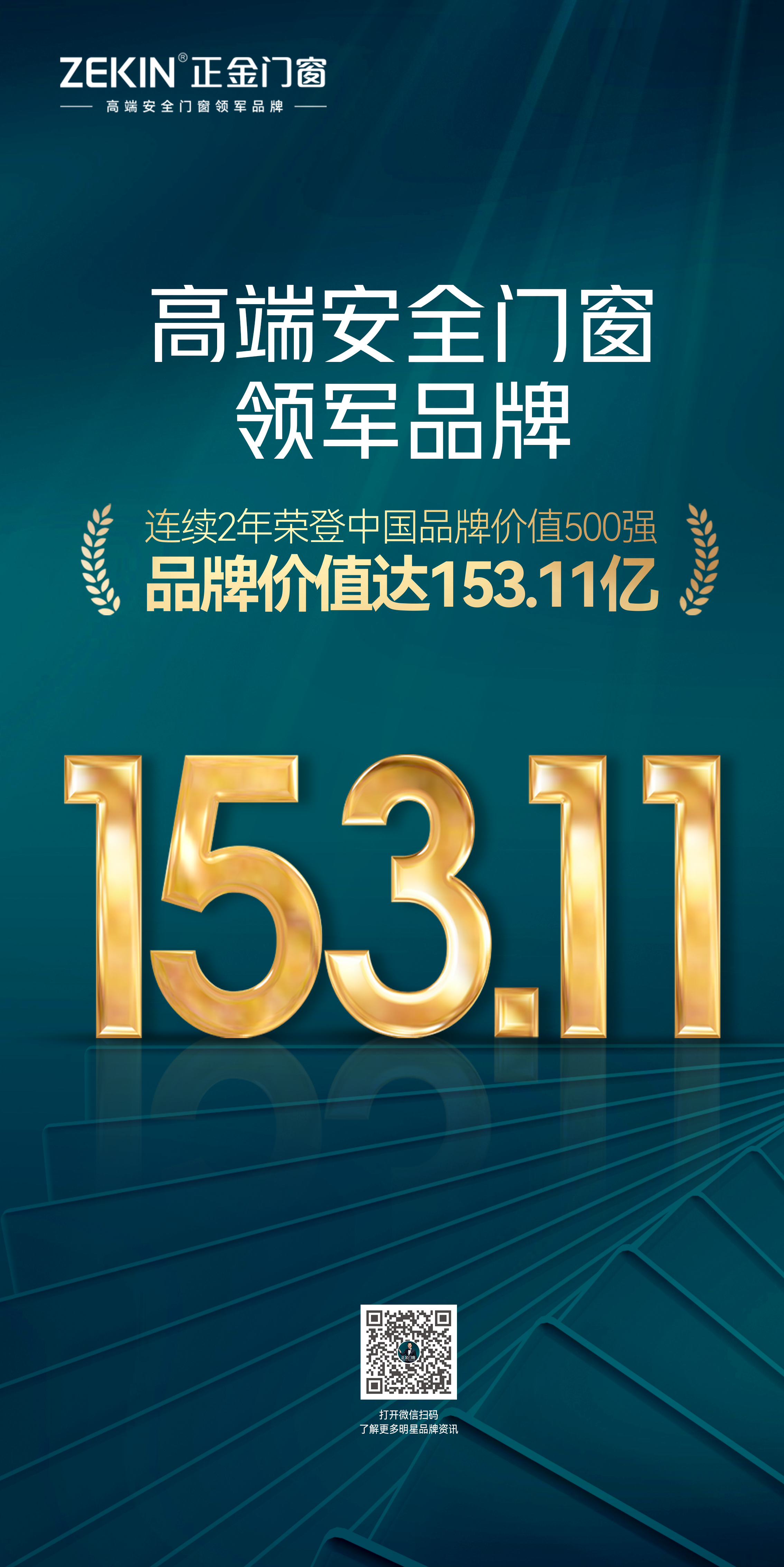 連續(xù)兩年榮獲“中國(guó)品牌價(jià)值500強(qiáng)”